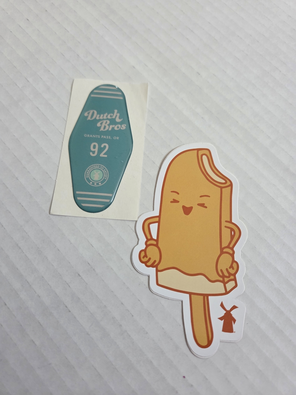 Dutch Bros authentic stickers from previous sticker drops